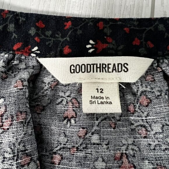 Goodthreads Washed Linen Blend Romper - Picture 3 of 16
